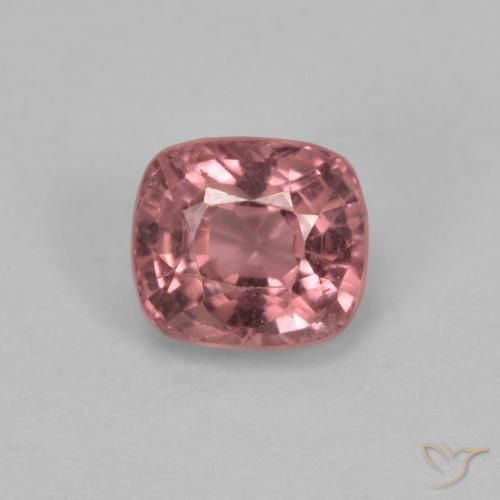 0.60ct Naturel Violet rougeâtre Spinelle, Coussin, VVS-VS