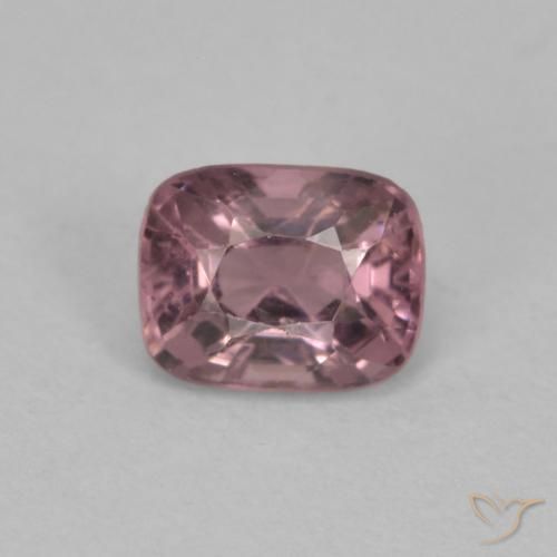 0.54ct Naturel Gris prune Spinelle, Coussin, VVS-VS