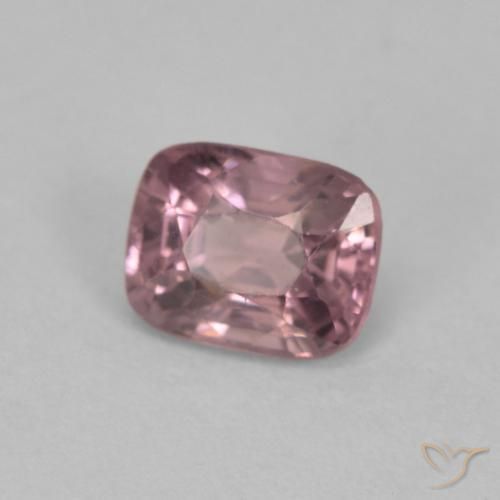 Spinelle Gris prune naturelle Coussin, 0.54 ct, VVS-VS