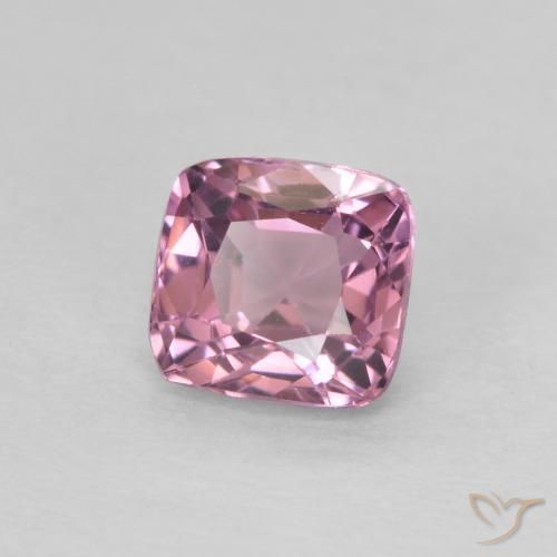 Spinelle Medium Light-Pink naturelle Coussin, 0.65 ct, VVS-VS