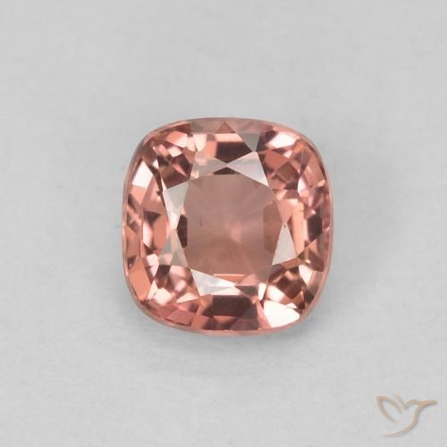 0.54ct Naturel Rose orangé Spinelle, Coussin, VVS
