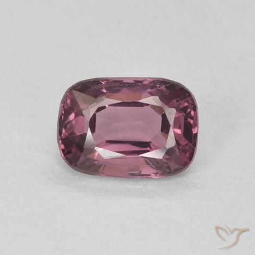 0.58ct Naturel Pourpre rougeâtre foncé Spinelle, Coussin, VVS