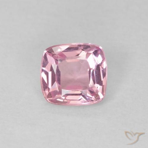 0.39ct Naturel Rose bubblegum léger Spinelle, Coussin, VVS