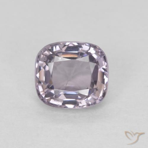 0.67ct Naturel Violet grisâtre Spinelle, Coussin, VVS-VS