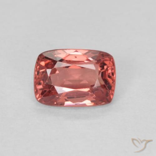 0.56ct Naturel Rose rougeâtre Spinelle, Coussin, VS