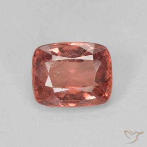 0.67ct Naturel Rose rougeâtre Spinelle, Coussin, VS