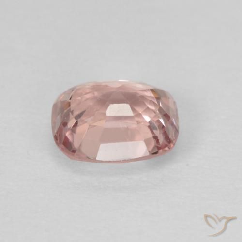 Spinelle Rose léger naturelle Coussin, 0.64 ct, VVS
