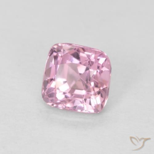 Spinelle Rose très clair naturelle Coussin, 0.56 ct, VS
