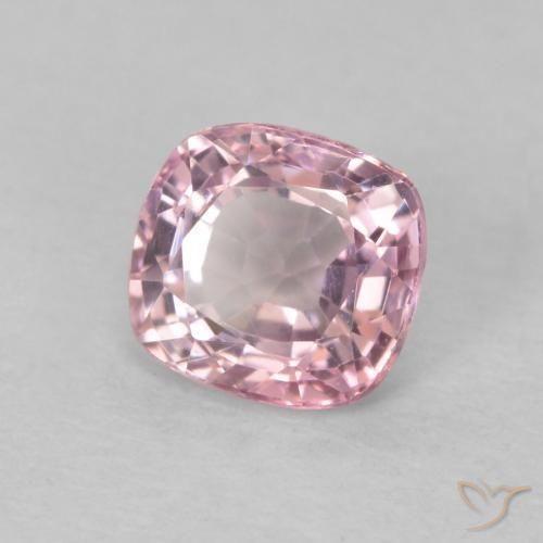 Spinelle Rose clair naturelle Coussin, 0.55 ct, VVS