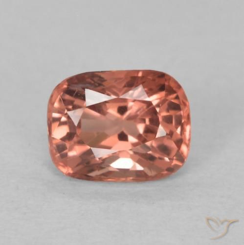 0.55ct Naturel Rose rougeâtre Spinelle, Coussin, VVS