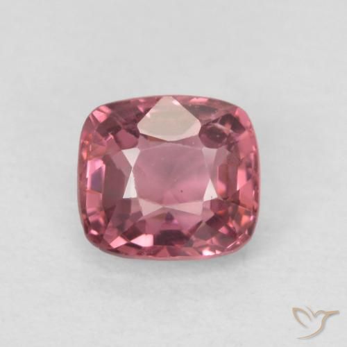 0.49ct Naturel Violet rougeâtre Spinelle, Coussin, VS