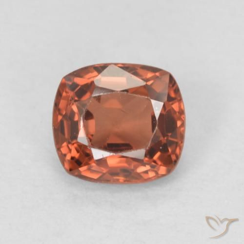 0.52ct Naturel Rouge-orange Spinelle, Coussin, VVS