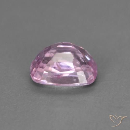 Spinelle Pourpre violet rosâtre naturelle Coussin, 0.65 ct, VS