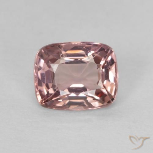 0.70ct Naturel Rose bubblegum léger Spinelle, Coussin, VVS-VS