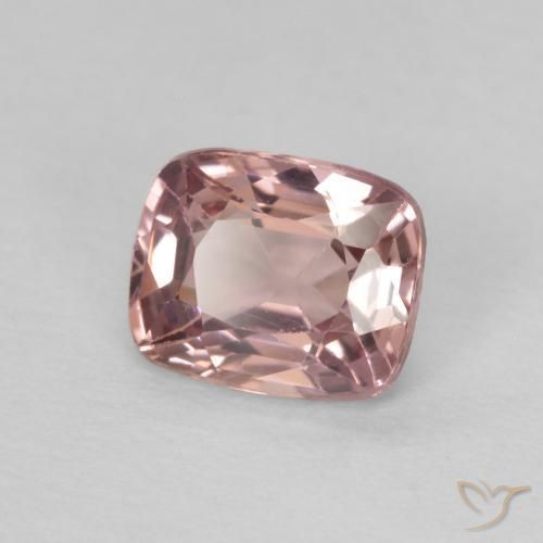 Spinelle Rose bubblegum léger naturelle Coussin, 0.70 ct, VVS-VS