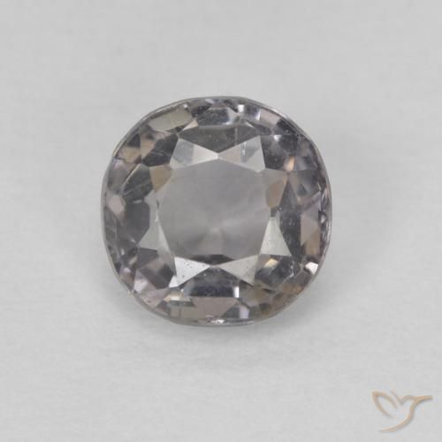 Spinelle Gris léger naturelle Coussin, 0.75 ct, VVS-VS
