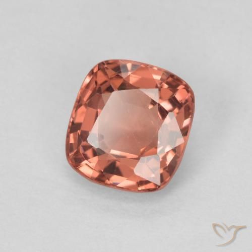 Spinelle Rose pamplemousse naturelle Coussin, 0.67 ct, VVS-VS