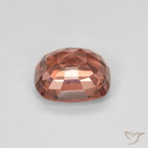 Spinelle Rose pamplemousse naturelle Coussin, 0.67 ct, VVS-VS