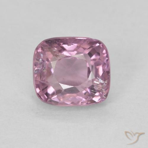 0.71ct Naturel Violet Rosâtre Spinelle, Coussin, VS