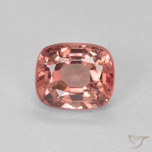 0.66ct Naturel Orange rougeâtre Spinelle, Coussin, VS