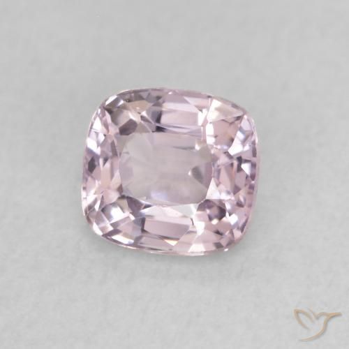 Spinelle Pourpre rosâtre très clair naturelle Coussin, 0.48 ct, VVS