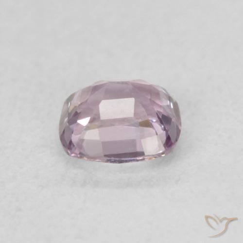 Spinelle Pourpre rosâtre très clair naturelle Coussin, 0.48 ct, VVS