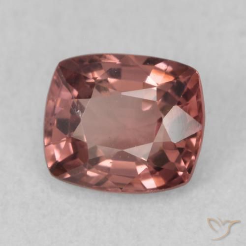 Spinelle Orange rose naturelle Coussin, 0.80 ct, VVS-VS