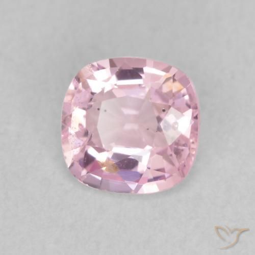 Spinelle Rose bubblegum très clair naturelle Coussin, 0.52 ct, VS