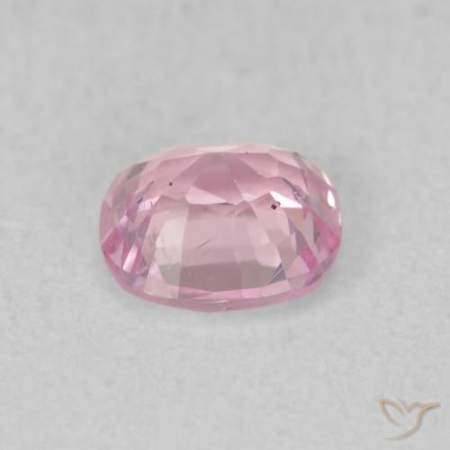 Spinelle Rose bubblegum très clair naturelle Coussin, 0.52 ct, VS