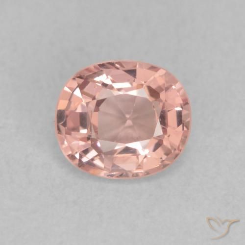 0.50ct Naturel Rouge indien Spinelle, Coussin, VVS-VS