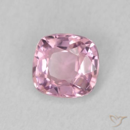 Spinelle Rose bubblegum très clair naturelle Coussin, 0.43 ct, VVS-VS