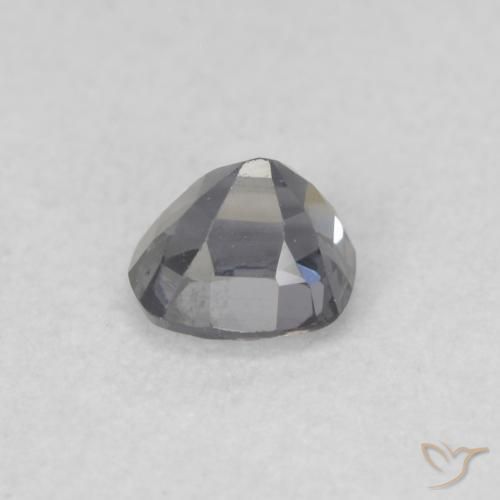 Spinelle Dark Purple-Grey naturelle Coussin, 0.48 ct, VS