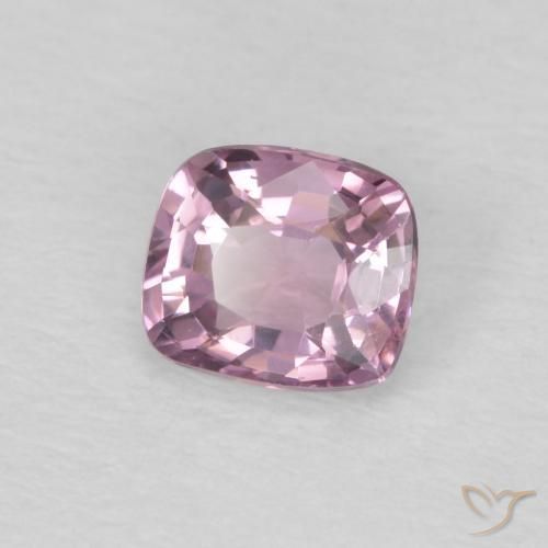 Spinelle Pourpre rosâtre léger naturelle Coussin, 0.59 ct, VVS-VS