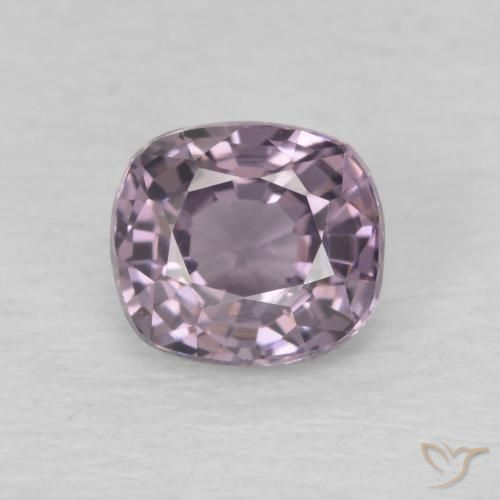 0.81ct Naturel Pourpre gris Spinelle, Coussin, VVS-VS