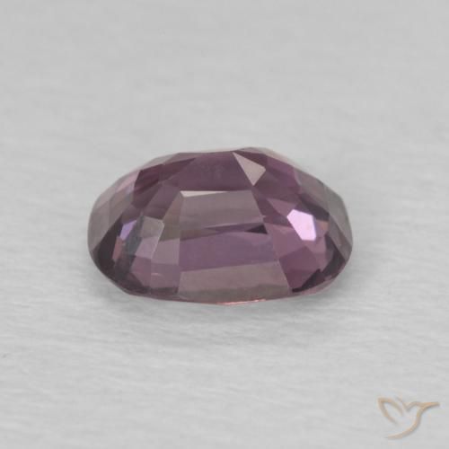 Spinelle Gris prune naturelle Coussin, 0.84 ct, VVS-VS