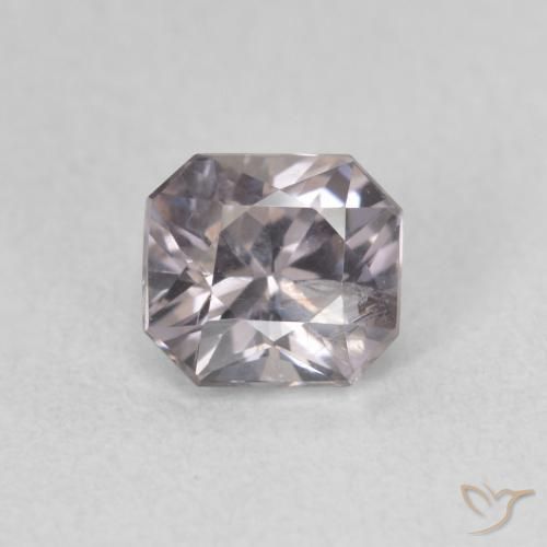 0.87ct Naturel Gris Spinelle, Octogone / coupe Émeraude, VS, Photo A