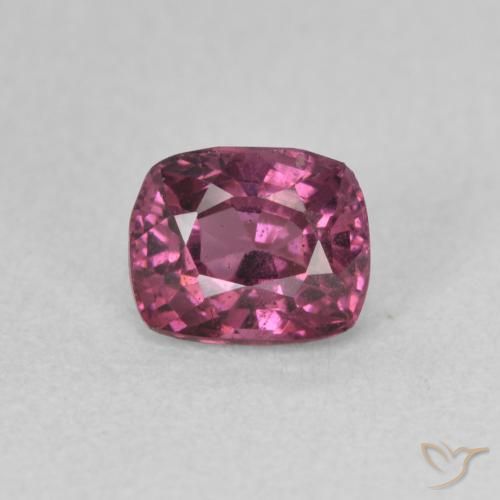 0.77ct Naturel Magenta profond Spinelle, Coussin, VS