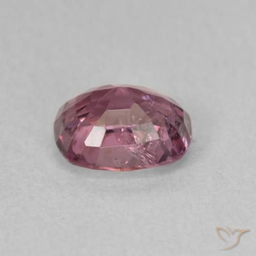 Spinelle Violet Rosâtre naturelle Coussin, 0.88 ct, VS