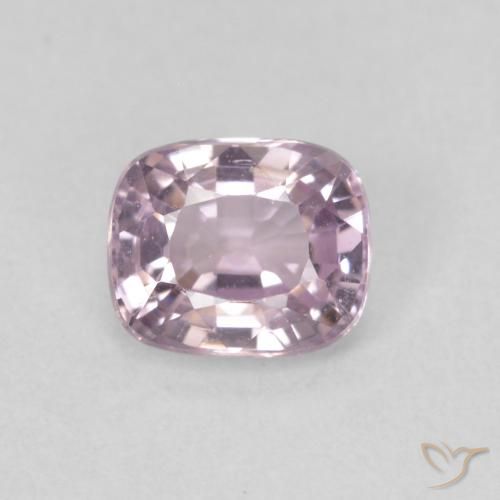 0.73ct Naturel Pourpre rosâtre très clair Spinelle, Coussin, VVS-VS