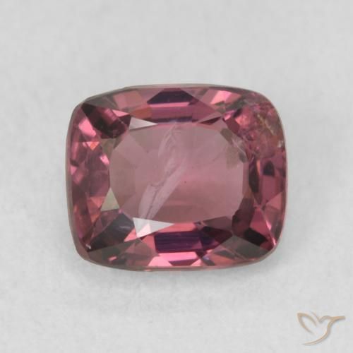 1.00ct Naturel Pourpre de baie Spinelle, Coussin, VS