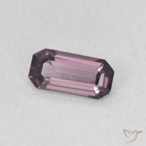 Spinelle Pourpre raisin naturelle Octogone / coupe Émeraude, 0.50 ct, VVS