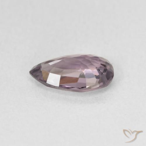 Spinelle Pourpre foncé naturelle En forme de poire, 0.96 ct, VVS-VS