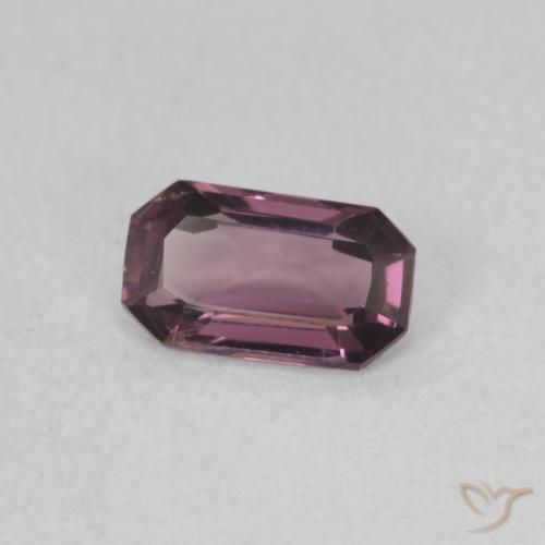 Spinelle Rose magenta foncé naturelle Octogone / coupe Émeraude, 0.55 ct, VS