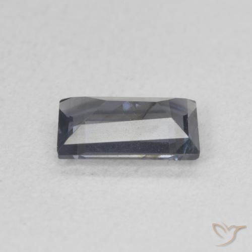 Spinelle Violet grisâtre naturelle Baquette, 1.05 ct, VS