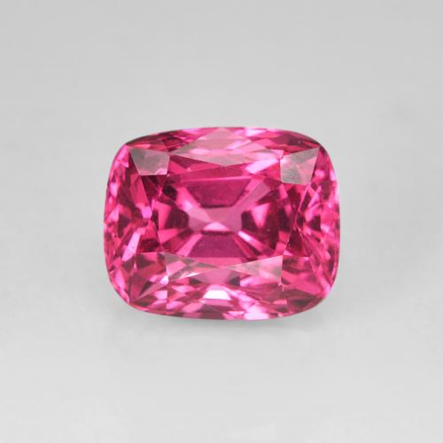 1.55ct Naturel Rose moyen Spinelle, Coussin, VVS