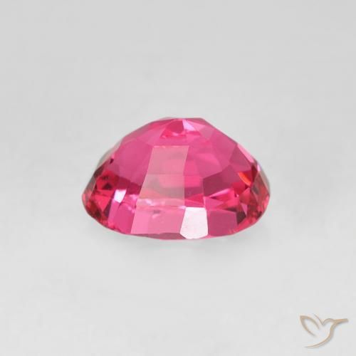 Spinelle Rose foncé naturelle ovale, 0.58 ct, VS