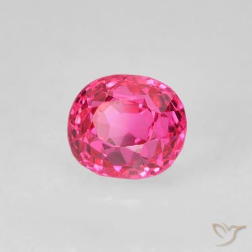Spinelle Rose vif naturelle ovale, 0.58 ct, VS