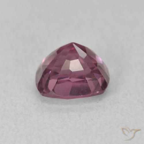 Spinelle Violet Rosâtre naturelle Coussin, 1.22 ct, VS