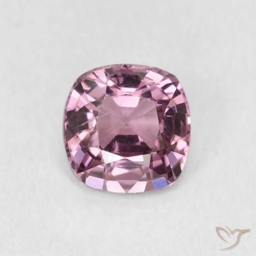 1.04ct Naturel Pourpre rosâtre léger Spinelle, Coussin, VS, Photo A