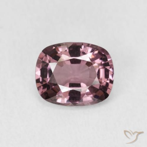 1.25ct Naturel Pourpre foncé Spinelle, Coussin, VVS-VS